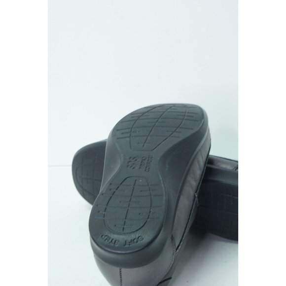 SAS Woman's TriPad Comfort Slip On Shoes Grey Leather 6.5W - Picture 7 of 8